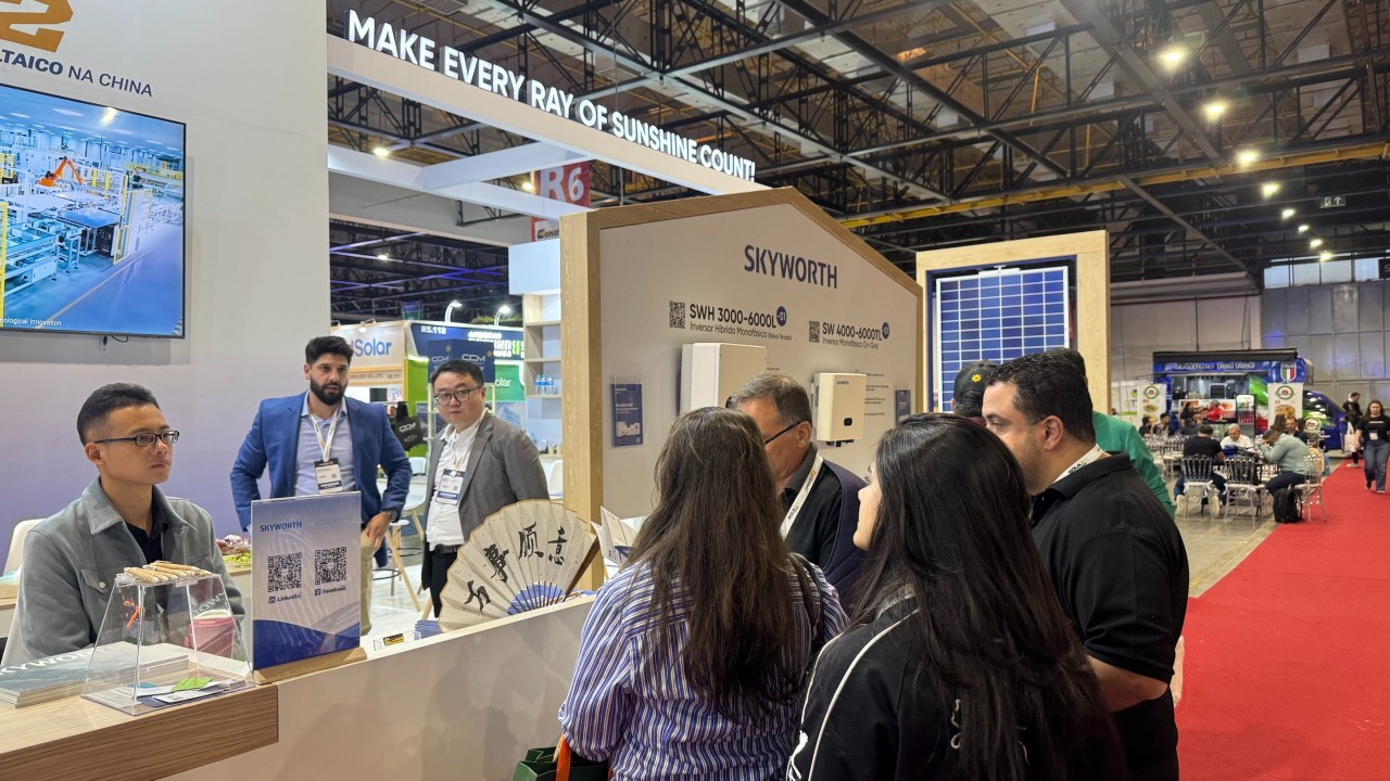 SKYWORTH PV Marks Strong Momentum at Intersolar South America 2025